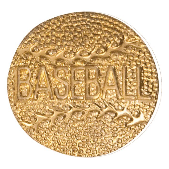 Baseball Metal Chenille Pin