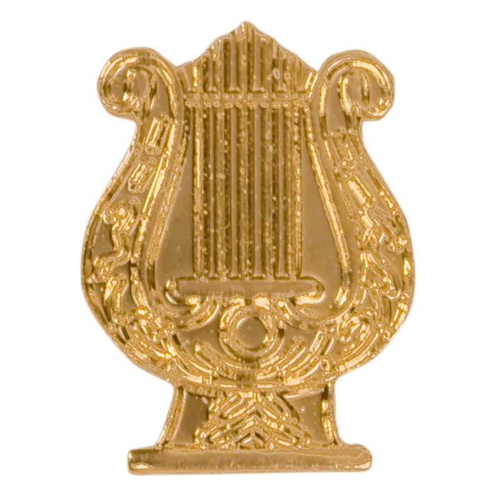 Music Lyre Chenille Pin