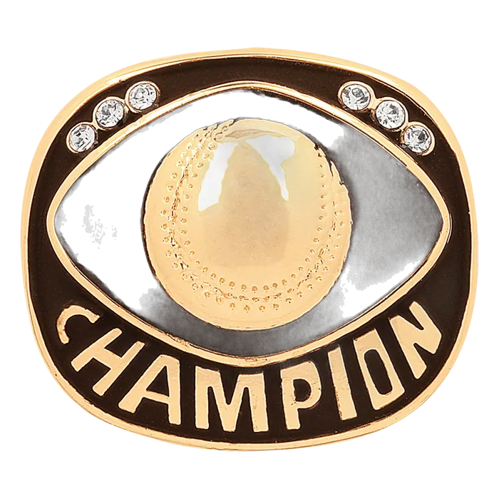 Baseball/Softball Gold Champion Ring Insert(Price includes ring ordered by size)