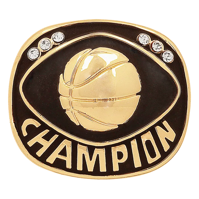 Basketball Gold Champion Ring Insert (Price includes ring ordered by size)