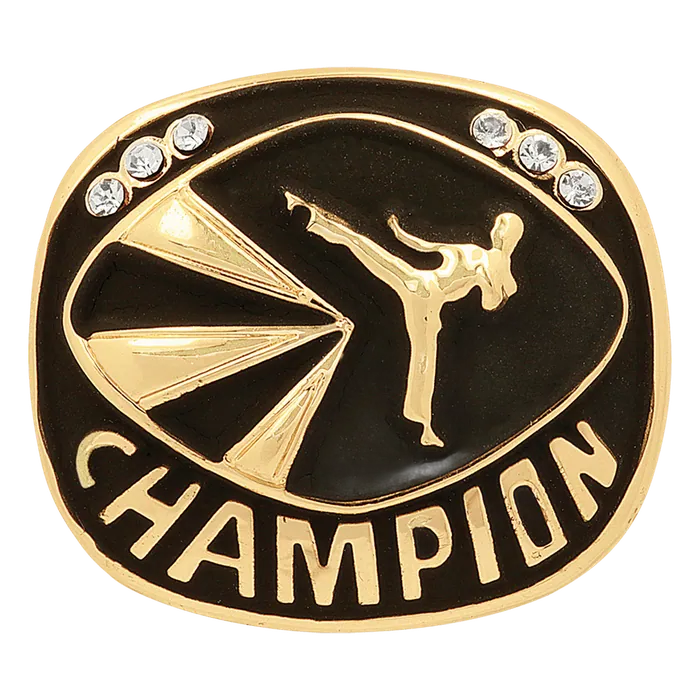 Martial Arts Champion Ring Insert (Price includes ring ordered by size)
