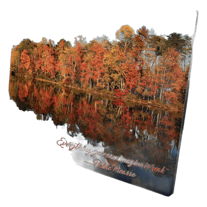 ChromaLuxe Flat Top Photo Panel with Easel, 8" x 10"