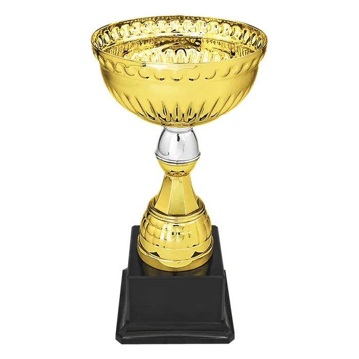 Gold/Silver Metal Cup-8 3/4"