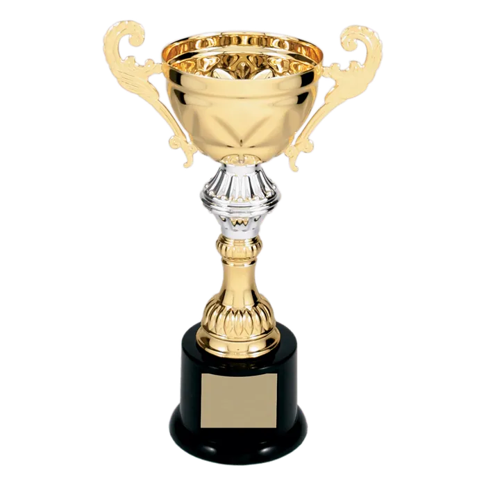 Gold Metal Cup-8 3/4", Style CMC201G