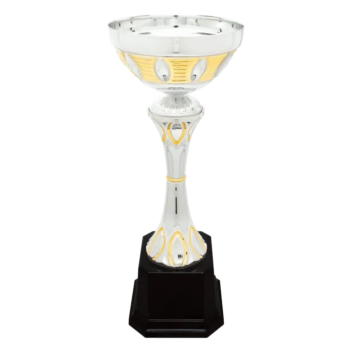 Silver/Gold Metal Cup-12"