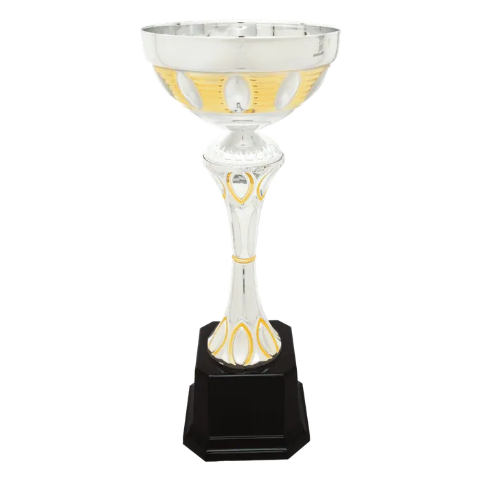 Silver/Gold Metal Cup-13 1/2"