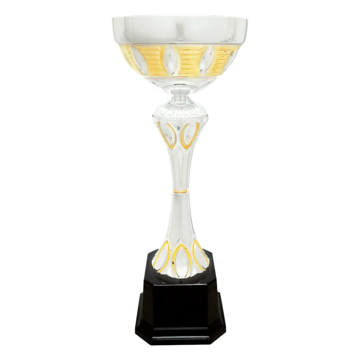 Silver/Gold Metal Cup-16 1/2"
