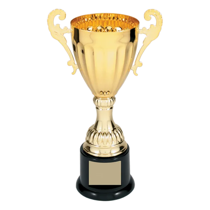 Gold Metal Cup-8 3/4", Style CMC301G