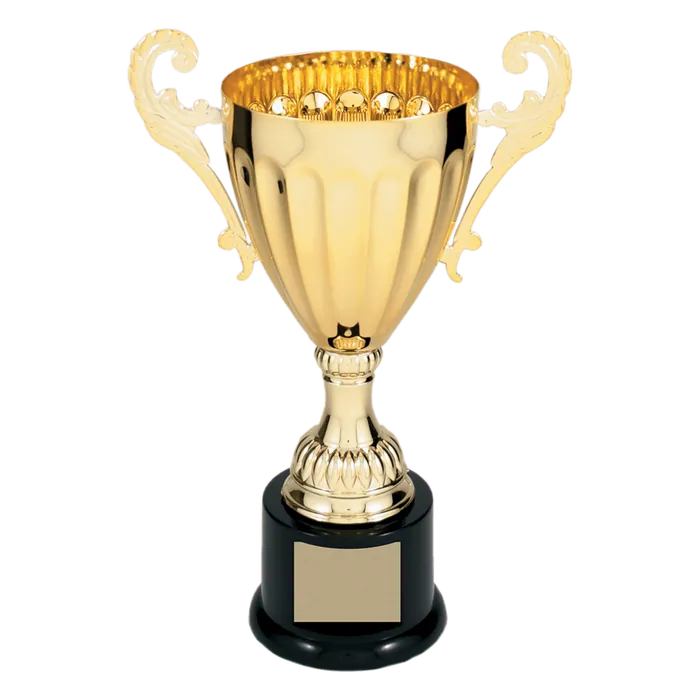 Gold Metal Cup-9 3/4", Style CMC302G