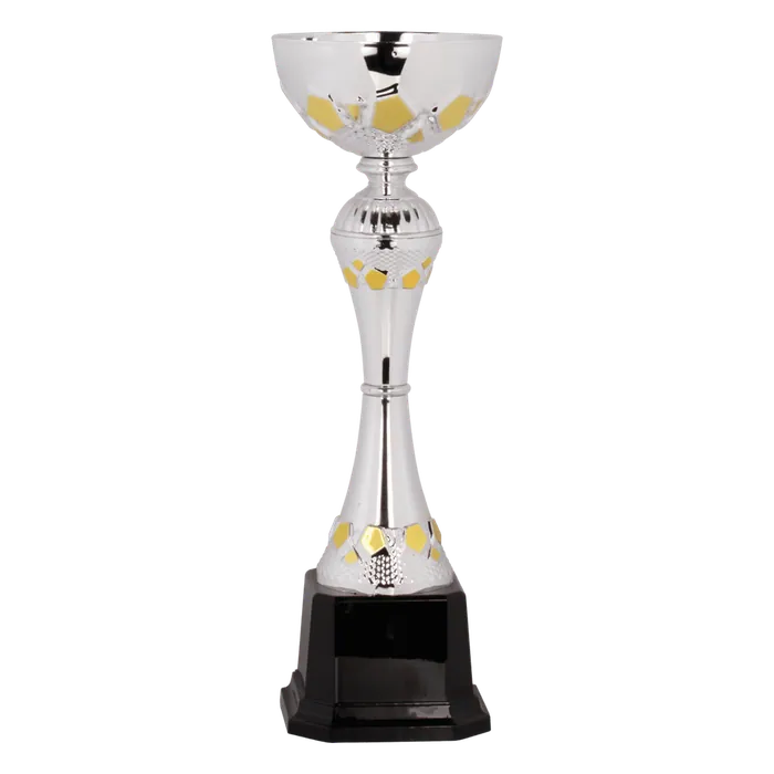 Silver/Gold Metal Cup, 10 3/4"