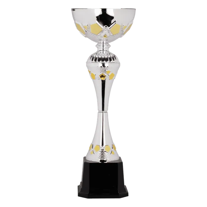 Silver/Gold Metal Cup, 16"