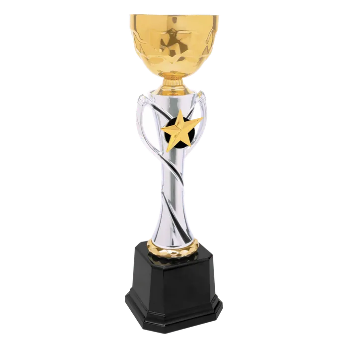 Gold/Silver Metal Cup-12 1/4"