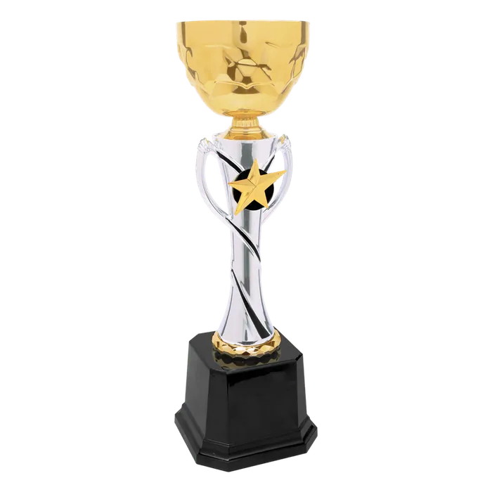 Gold/Silver Metal Cup-12 3/4"