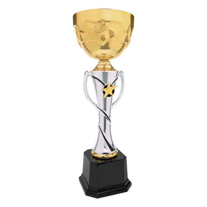 Gold/Silver Metal Cup-17 3/4"