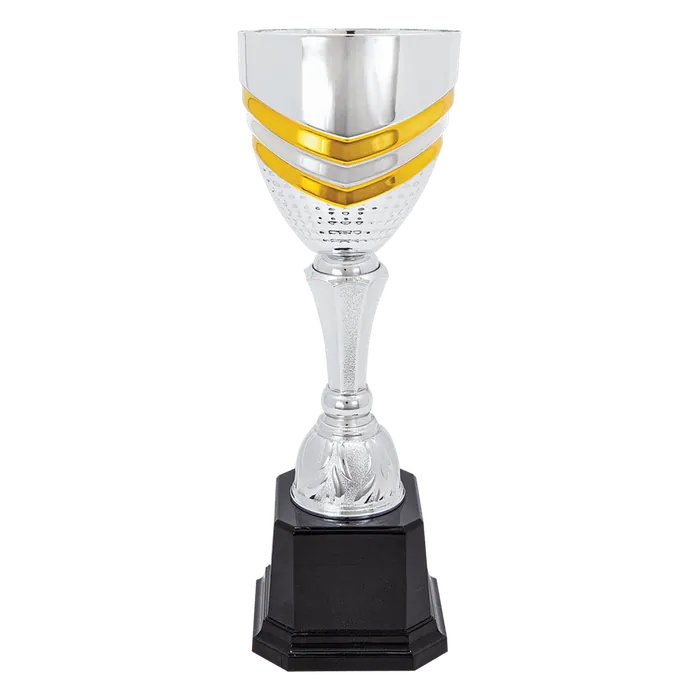 Silver/Gold Metal Cup-11"