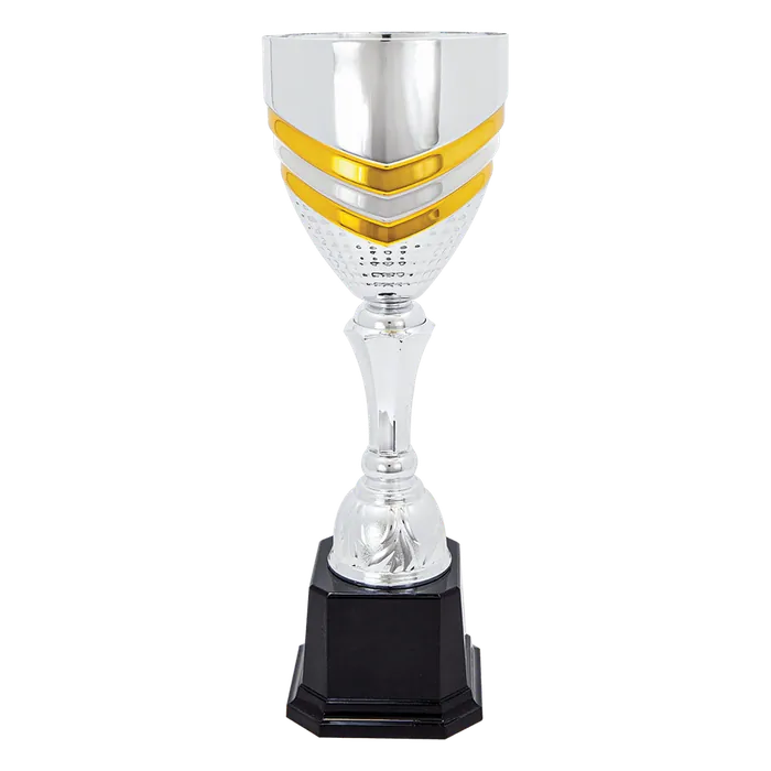 Silver/Gold Metal Cup-13 1/4"