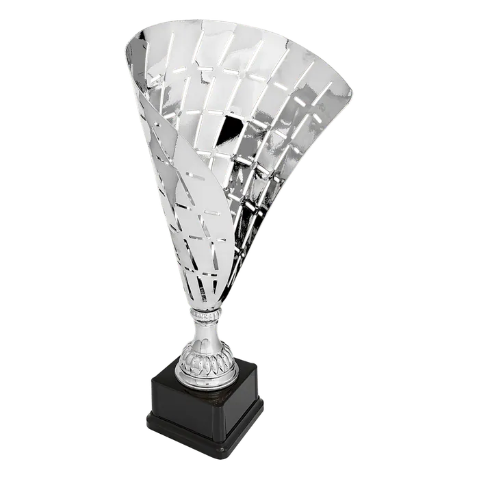 Silver Metal Flag Cup-15 1/2"