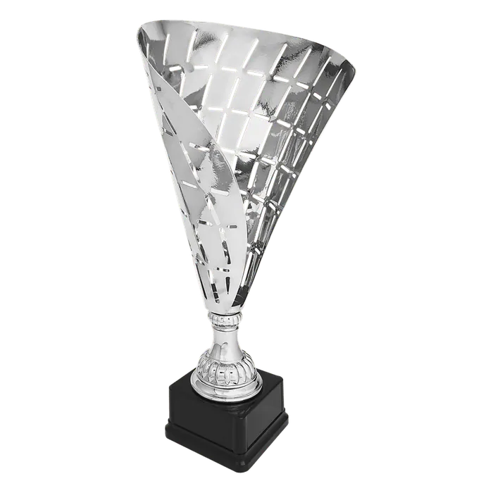 Silver Metal Flag Cup-19 1/2"