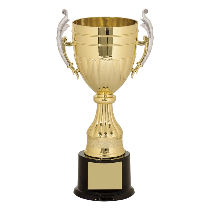 Gold Plastic Cup-11"