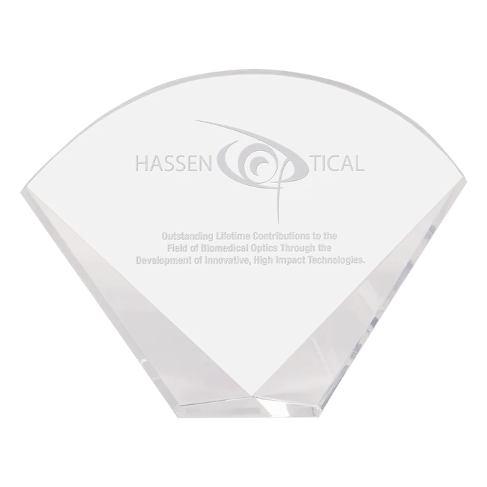 Medium Crystal Facet Fan