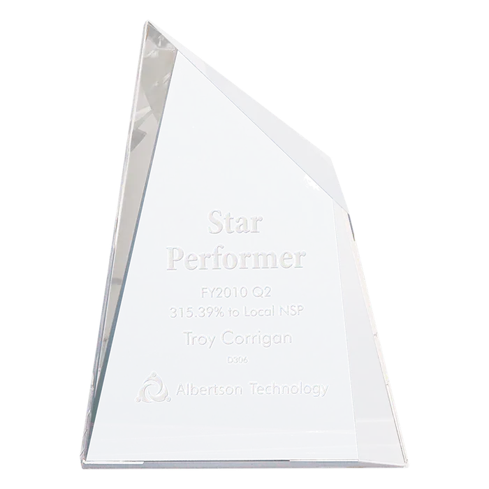 Medium Crystal Facet Wedge