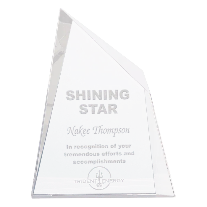 Small Crystal Facet Wedge