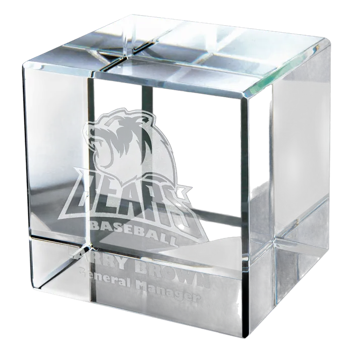 2" x 2" Crystal Cube