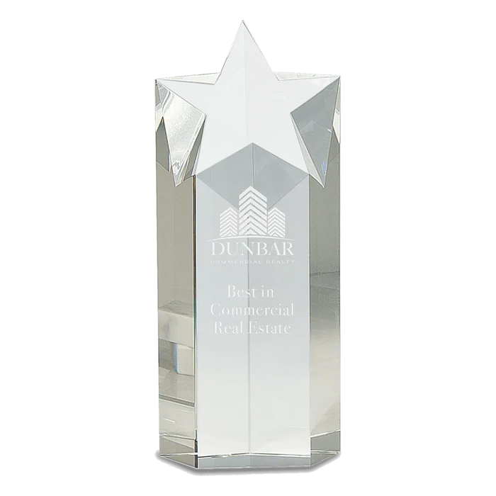 10" Crystal Star Column