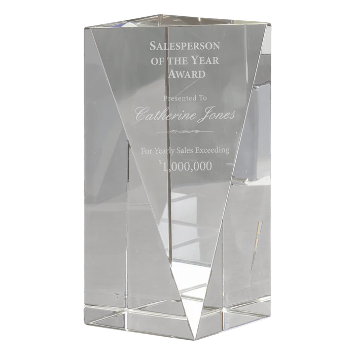 Medium Crystal Triangle Front Pillar