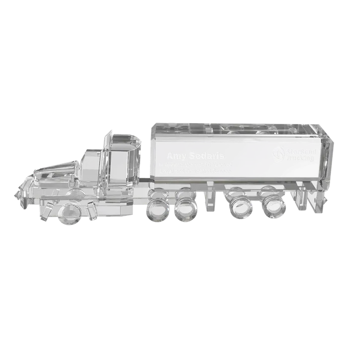 Crystal Medium Semi Truck