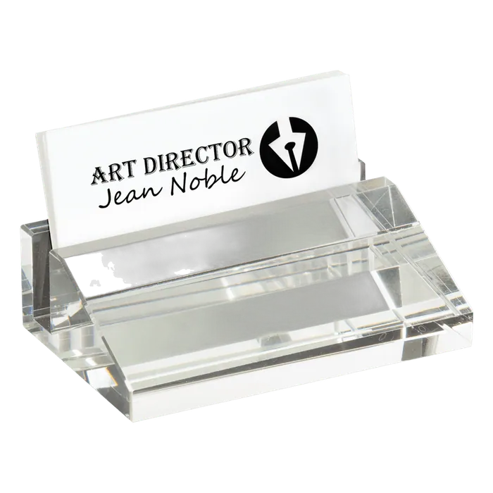Crystal Business Card Holder