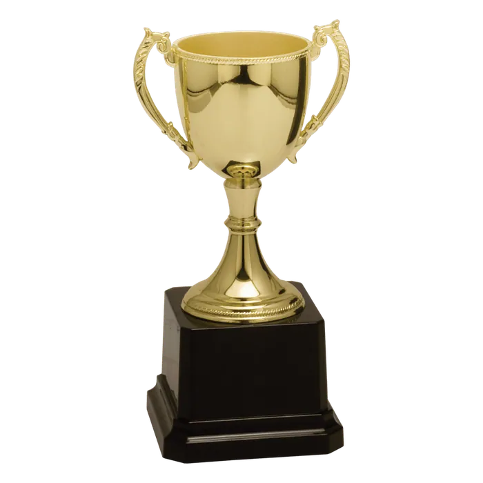 Gold Zinc Cup-6 3/4"