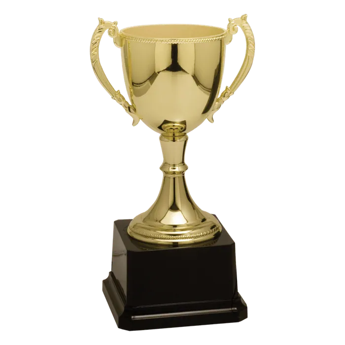Gold Zinc Cup-8 3/4"
