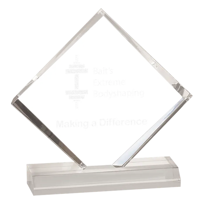 Large Clear Diamond Acrylic