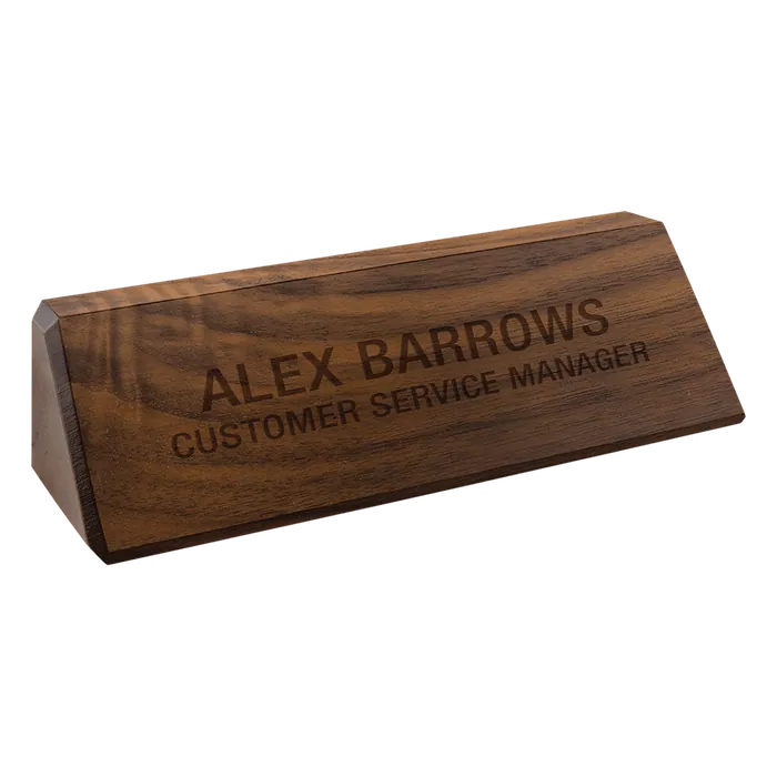 Genuine Walnut Desk Wedge, 8 1/2"