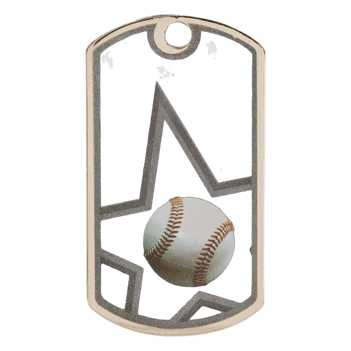 Baseball Dog Tag