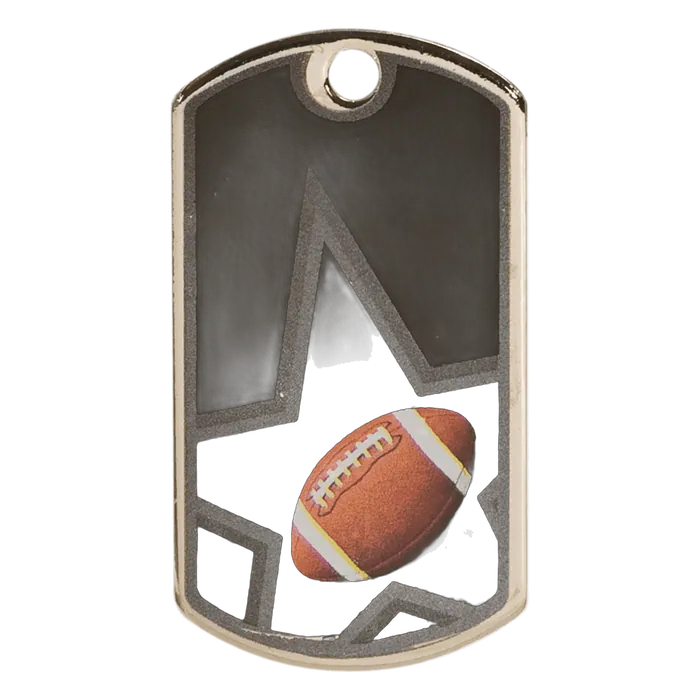 Football Dog Tag