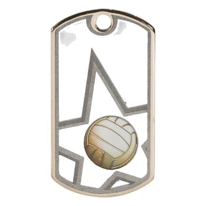 Volleyball Dog Tag