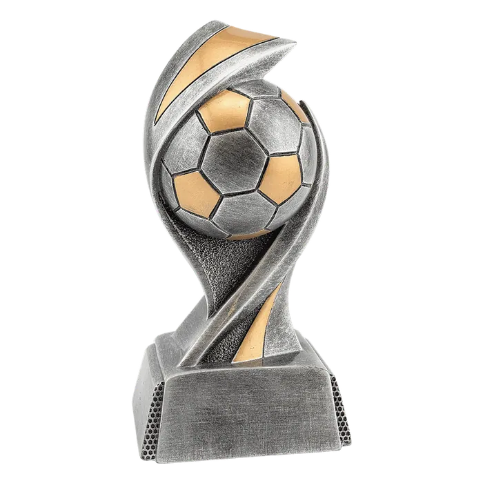 Soccer Embrace Resin, 6 1/2"