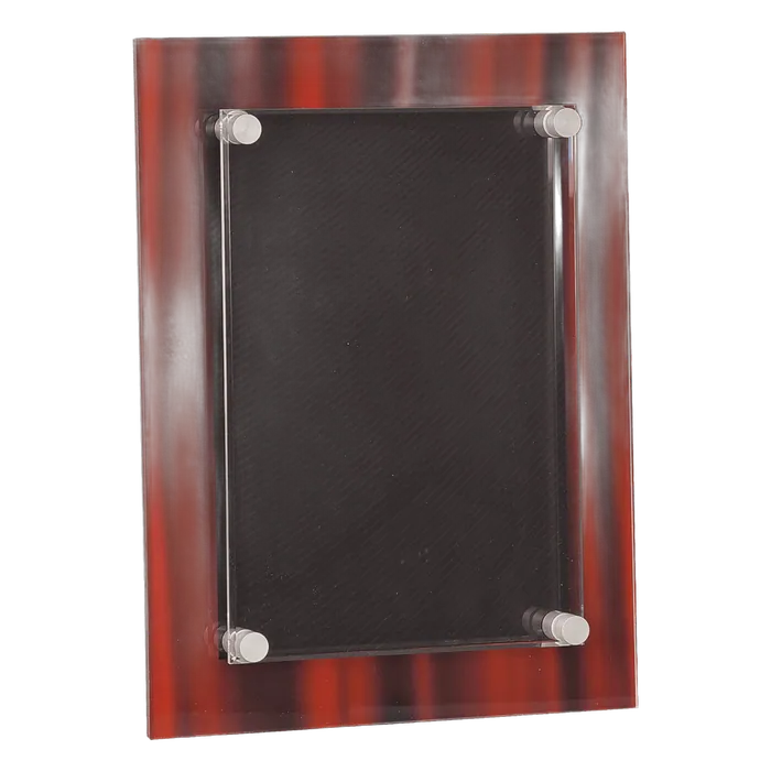 Large Red Velvet Stand-Off Acrylic Plaque