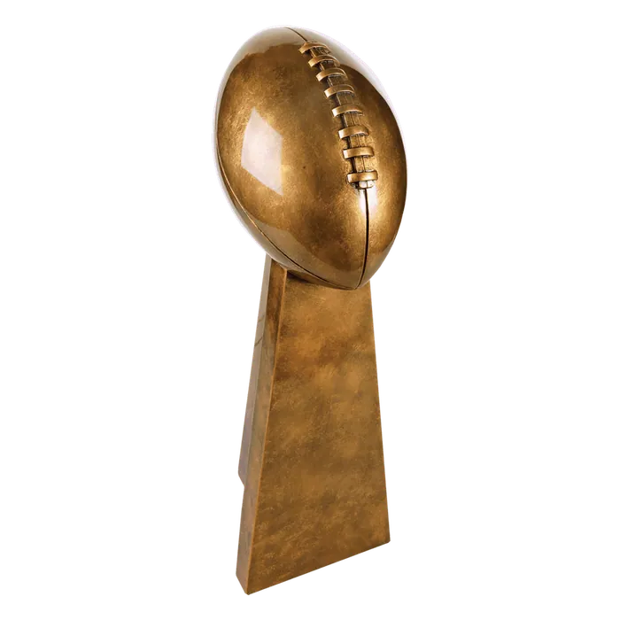 Antique Gold Football Resin-10 1/4"