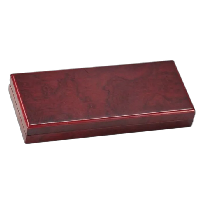 Rosewood Finish Gift Box, 8 3/4"x 3 3/4"