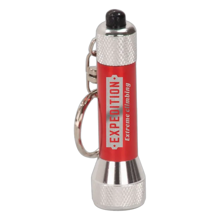 Red 5-LED Flashlight Keychain