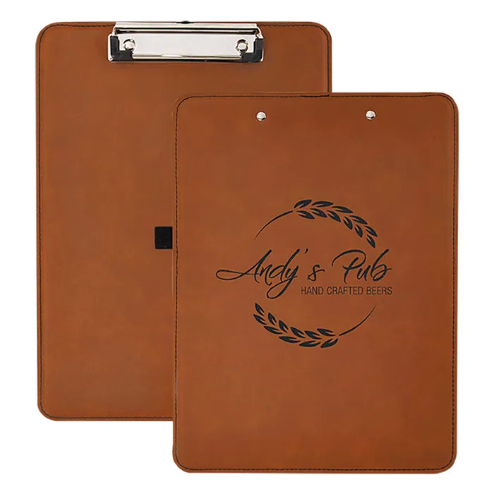 Rawhide Laserable Leatherette Clip Boards
