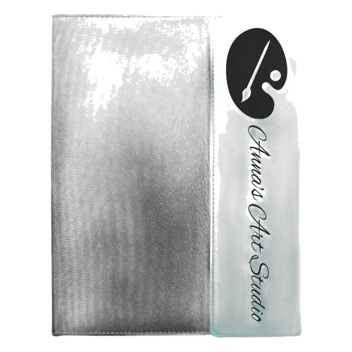 Teal Lasered Leatherette Lasered Leatherette with Black Canvas Portfolio