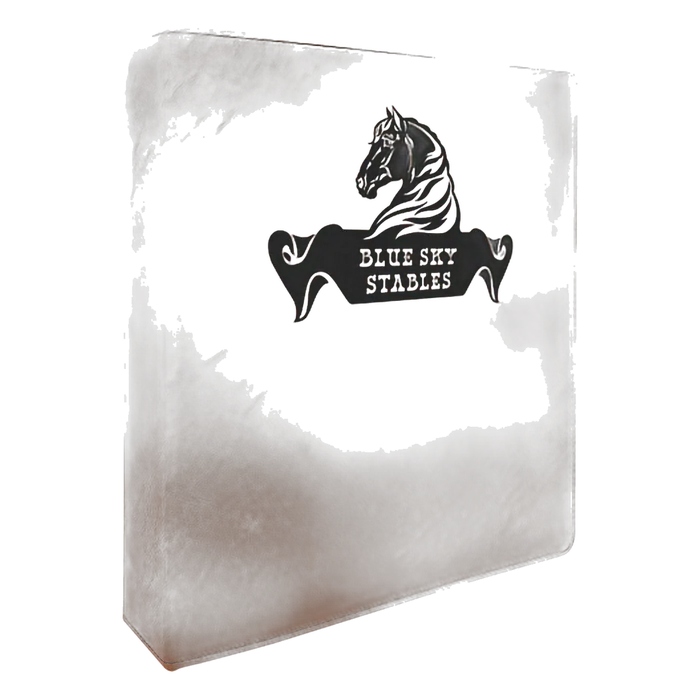 Rawhide Laserable Leatherette Binder with 2" Slant D Binder Clip