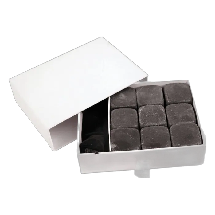 9-Piece Basalt Whiskey Stone Set