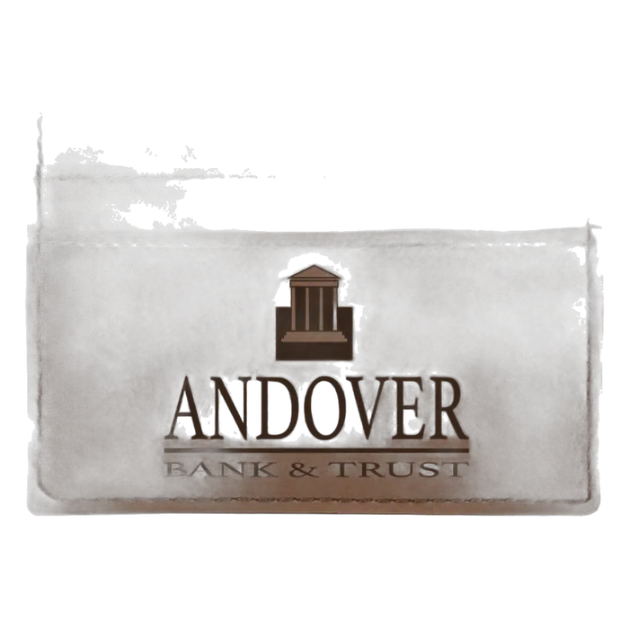 Dark Brown Leatherette Money Clip