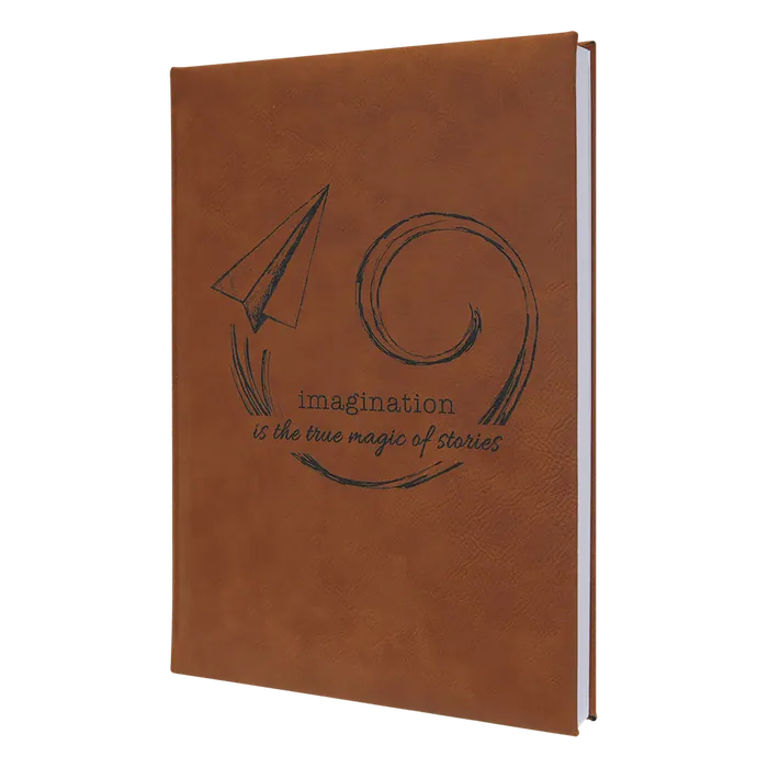 Rawhide Lasered Leatherette Journal with Lined Paper