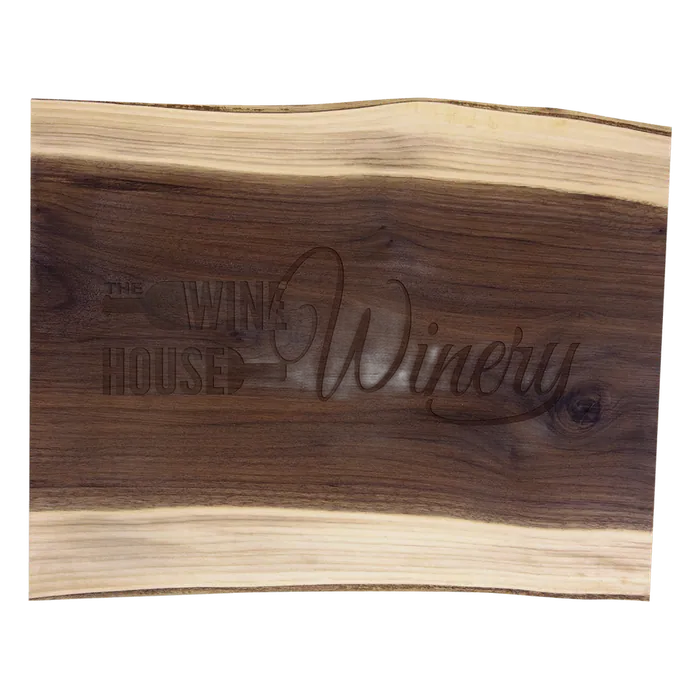 Black Walnut Cutting and Charcuterie Board, 15" x 11 1/2"